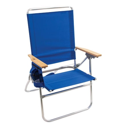 Conservatorio 7-Position Beach Folding Chair - Blue CO2742886
